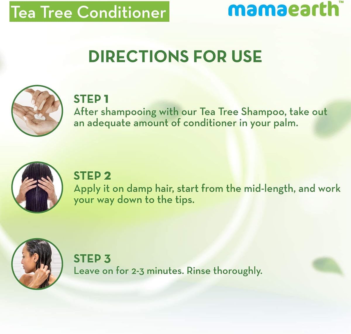 Mamaearth Tea Tree Conditioner - Nourishing & Silicone-Free - 250ml - Image 6
