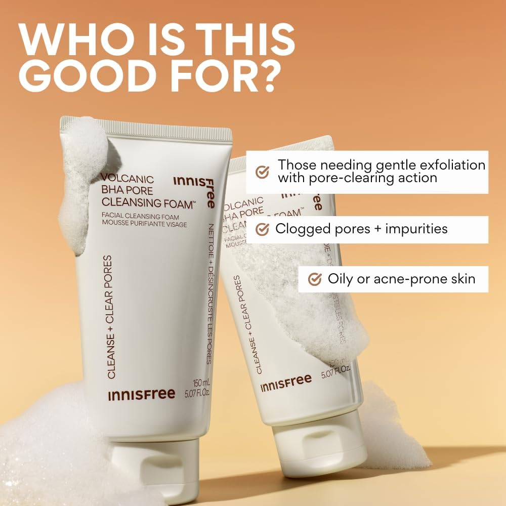 Innisfree BHA Pore Cleansing Foam 150G - Image 3