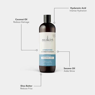 Sukin Hydrating Conditioner with Shea Butter & Oils, 500ml - Image 4