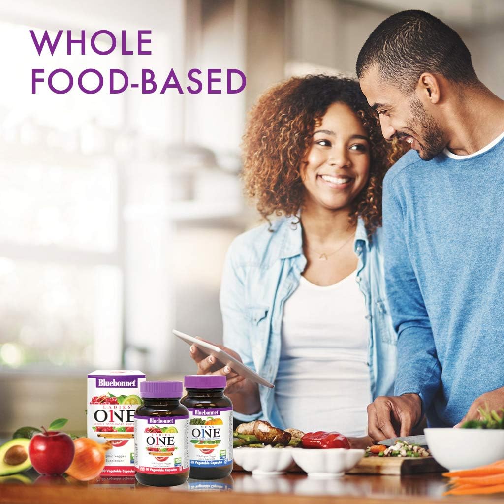 BlueBonnet Women's One Whole Food Vegetable Capsule - K2, 30 Count - Image 6