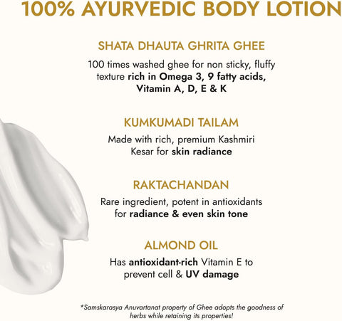 KAPIVA Ghee Kumkumadi Body Lotion 200ml