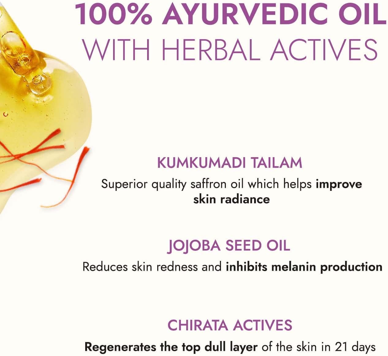 KAPIVA Kumkumadi Glow face oil Skin Rituals 30 ml