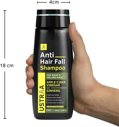 Ustraa Anti-Hair Fall Shampoo with Apple Cider Vinegar & Ginseng - 250ml - Image 8