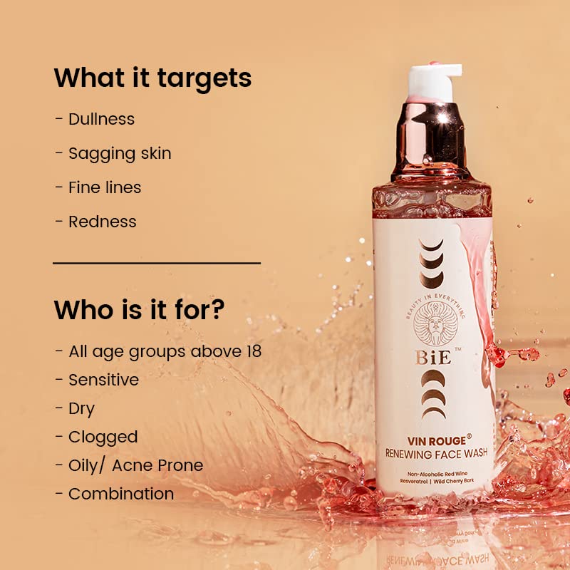 Bie BiE Vin Rouge Renewing Face Wash - 50 ml - Image 5