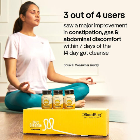 كبسولات تنظيف الأمعاء من ذا غود باغ | عبوة من 14 كبسولة | كبسولات لإزالة السموم | تُحسّن الهضم | تُحسّن صحة الأمعاء