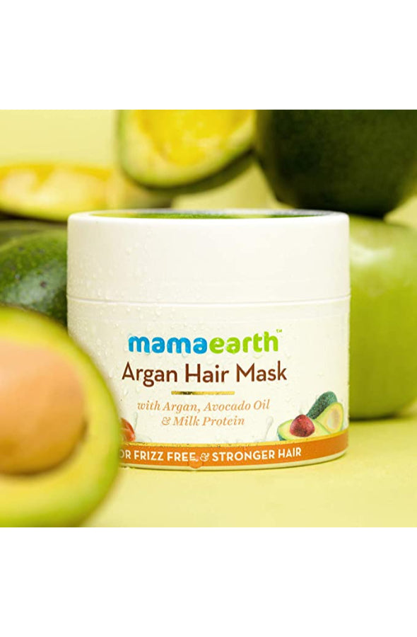 Mamaearth Argan Hair Mask for Frizz-Free & Stronger Hair, 200ml
