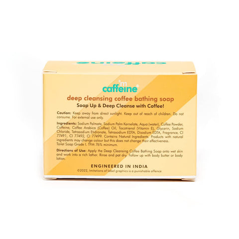 mCaffeine Deep Cleansing Coffee Bathing Bar