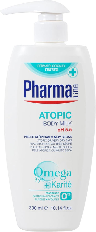 PharmaLine Atopic Body Milk - Body Care, 300ml
