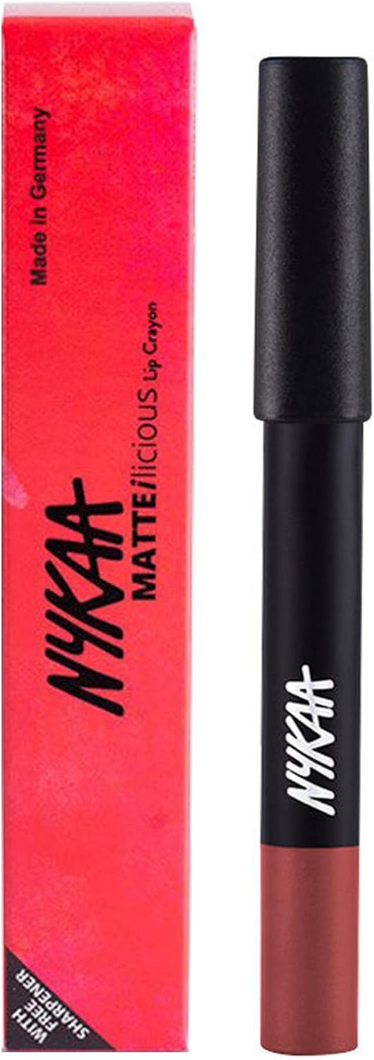 Nykaa Matteilicious Lip Crayon - Lacy Luck 10 - Image 4