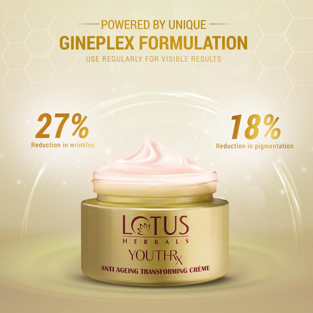 Lotus Herbal Youthrx Anti Ageing Transforming Face Cream - 50gm - Image 2