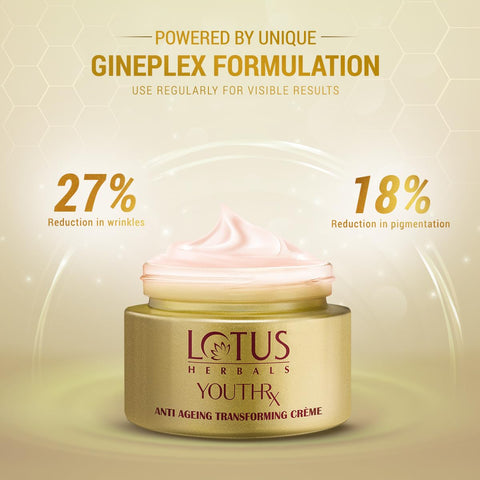 Lotus Herbal Youthrx Anti Ageing Transforming Creme 50gm