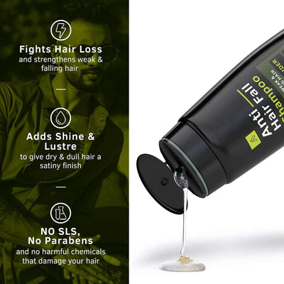 Ustraa Anti-Hair Fall Shampoo with Apple Cider Vinegar & Ginseng - 250ml - Image 4