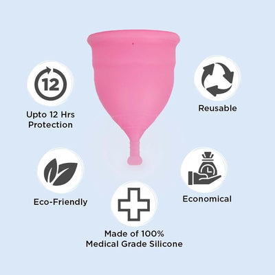 Pee Safe Menstrual Cup - Medical-Grade Silicone, Extra Small, Purple - Image 7
