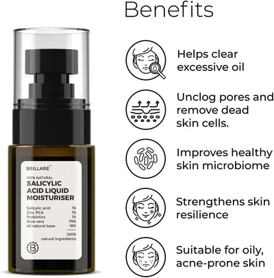 Brillaire Salicylic Acid Face Moisturiser, 50ml - Image 4