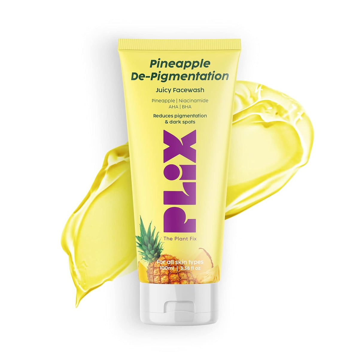 Plix Pineapple De-Pigmentation Juicy Cleanser - 100ml Face Cleanser