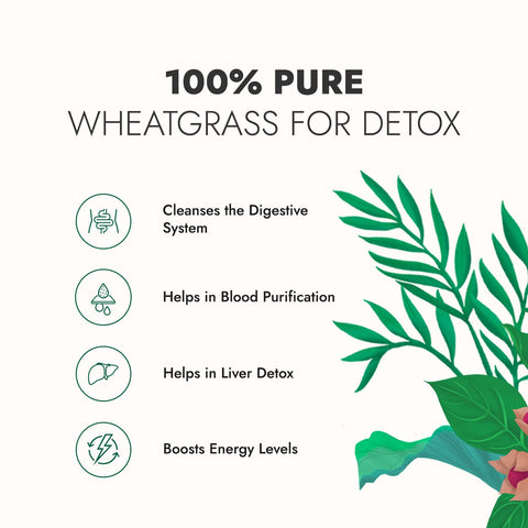 Kapiva Wheatgrass Juice - Herbal Supplement to Help Detoxify the Liver, Cleanse the Digestive System, and Purify Blood, 1 L