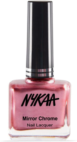 Nykaa Mirror Chrome Nail Lacquer Pink Pinwheel  Shade No. 177