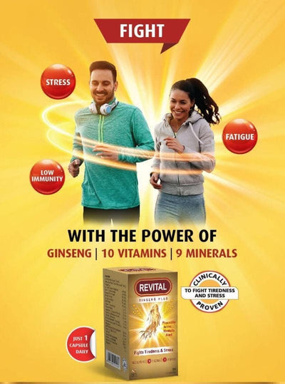 Revital Ginseng Plus Vitamins & Minerals Capsules - 30 Count - Image 7
