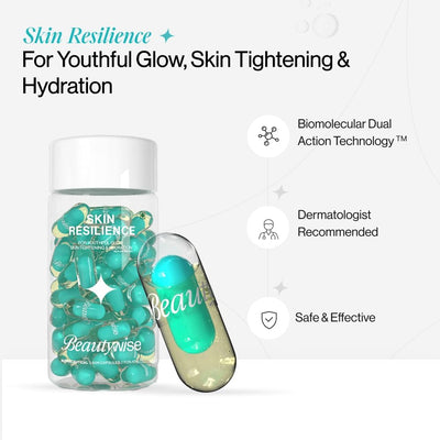 beautywise Dual Action Skin Resilience Capsules - 30 Capsules - Image 2
