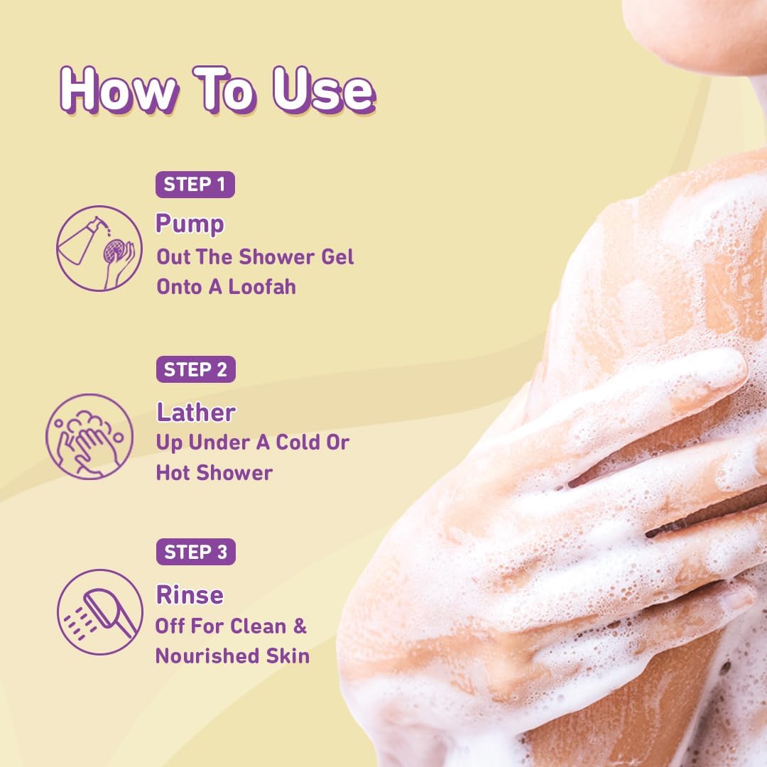 Plum BodyLovin' Vanilla Vibes Body Wash - Sulphate & Paraben Free, 240ml - Image 5