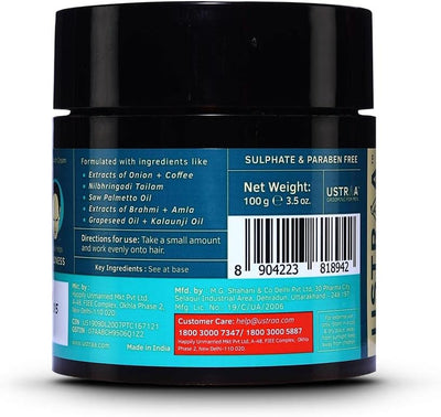 Ustraa Hair Growth Cream for Men - Non-Oily, 18 Natural Ingredients, 100g - Image 8