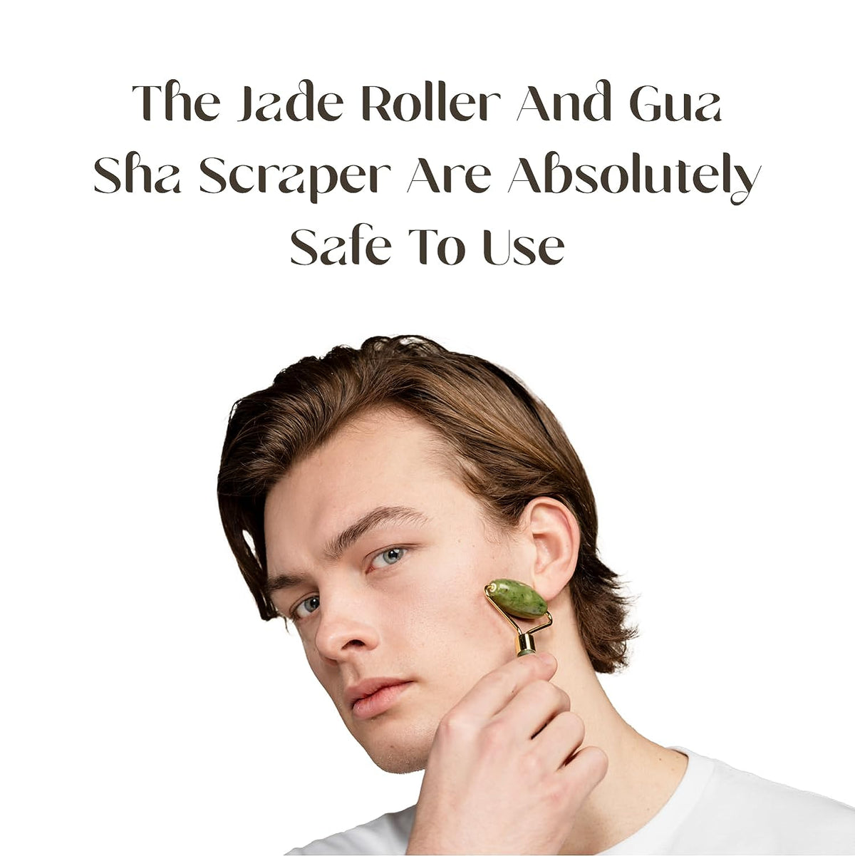 GHC Jade Roller & Gua Sha - Health Devices, 105g - Image 2