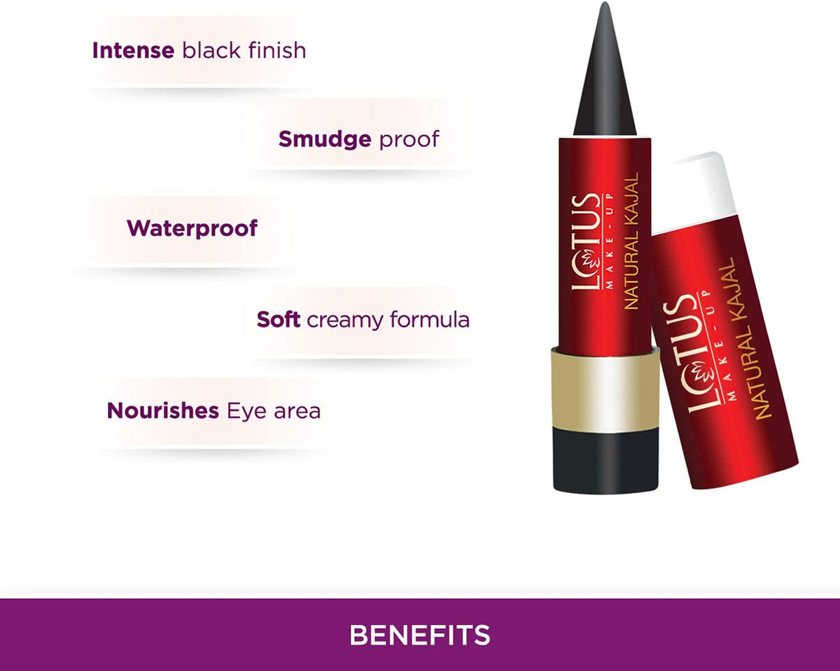 Lotus Natural Kajal - Colour Cosmetics, 4g - Image 7