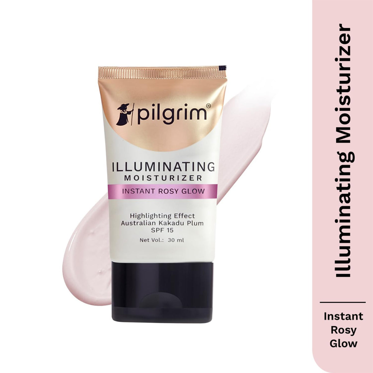 Pilgrim Illuminating Glow Face Moisturizer with Kakadu Plum SPF 15 - 30ml - Image 2