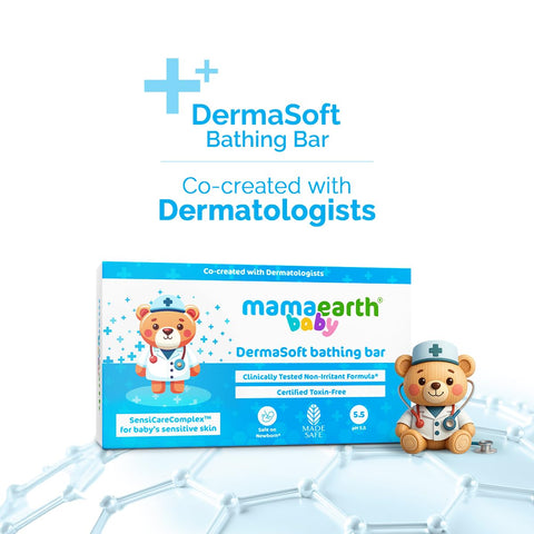 Mamaearth Baby DermaSoft Bathing Bar 75gm