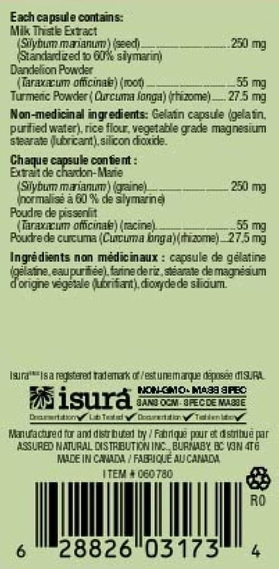 Ultimate Milk Thistle Plus - Herbal Capsules, 60 Count, 150 mg Silymarin - Image 2
