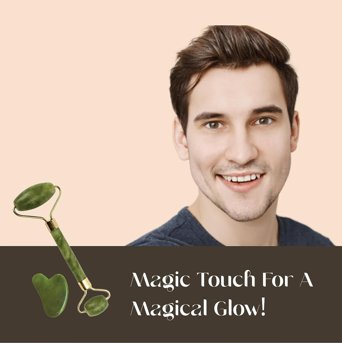 GHC Jade Roller & Gua Sha - Health Devices, 105g - Image 3