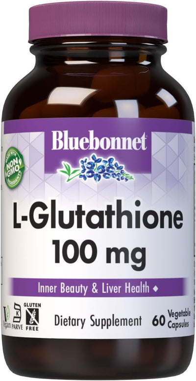 Bluebonnet Nutrition Blue Bonnet L-Glutathione 100 Mg Vegetable Capsules
