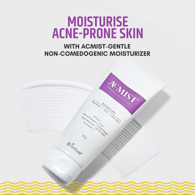 Brinton AcMist Moisturizing Cream Gel - Face Moisturiser, 50g - Image 2