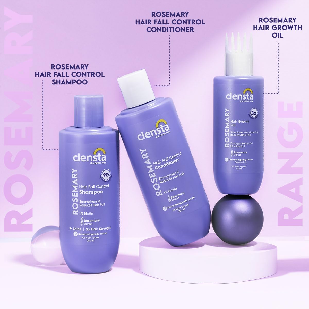Clensta Rosemary Hair Growth Oil - 150ml - Image 5