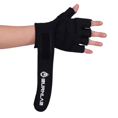 Burnlab Red XL Gym Gloves with Wrist Support - Image 7