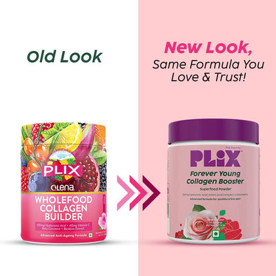 Plix Forever Young Collagen Booster with Rose - Beauty Supplement, 25 Servings - Image 4