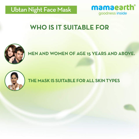 Mamaearth-ubtan Night Face Mask 100gm