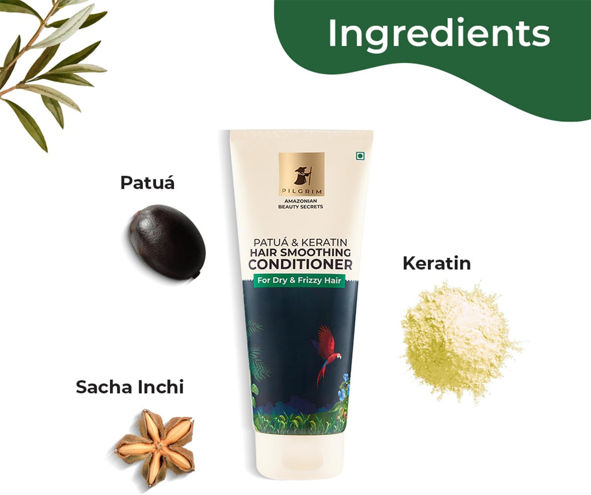 Pilgrim Patuá & Keratin Hair Smoothing Conditioner - 200ml - Image 4