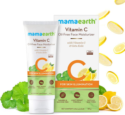 Mamaearth Vitamin C Oil-Free Face Moisturizer with Gotu Kola - 80g - Image 2