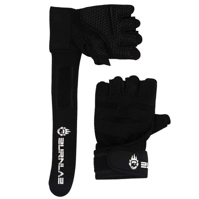 Burnlab Red XL Gym Gloves with Wrist Support - Image 8