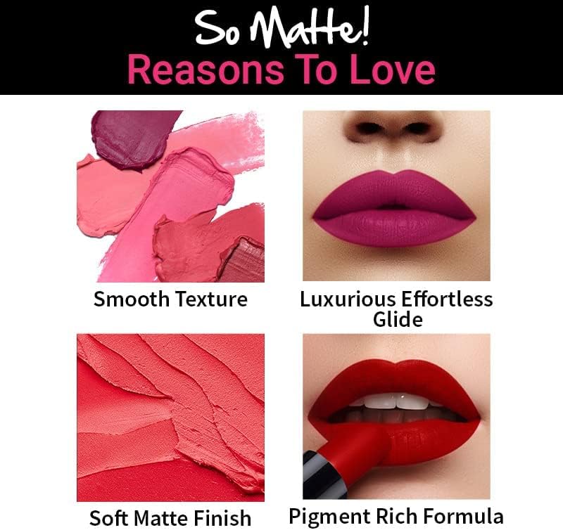 Nykaa So Matte! Lipstick Irish Coffee - Satin Finish, 18M - Image 5