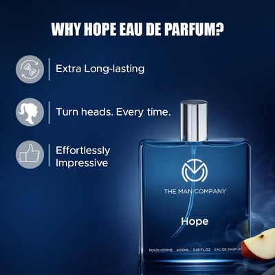 The Man Company HOPE EDP Premium Long Lasting Eau de Parfum for Men - 100ml - Image 3