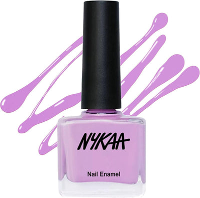 Nykaa Floral Carnival Nail Enamel Lavender Crush No142 - 9ml