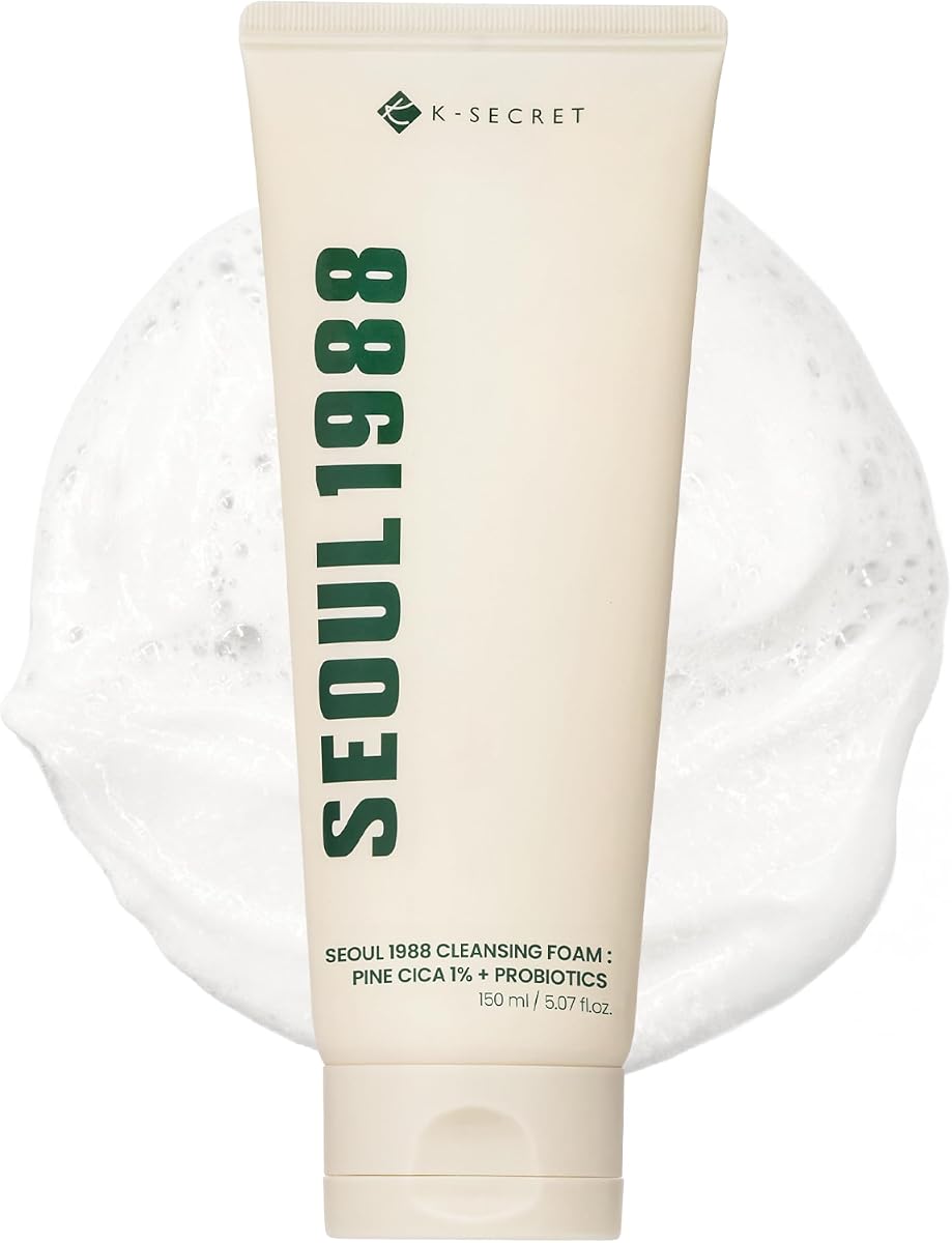 K-SECRET SEOUL 1988 Cleansing Foam with Pine Cica & Probiotics, 150ml