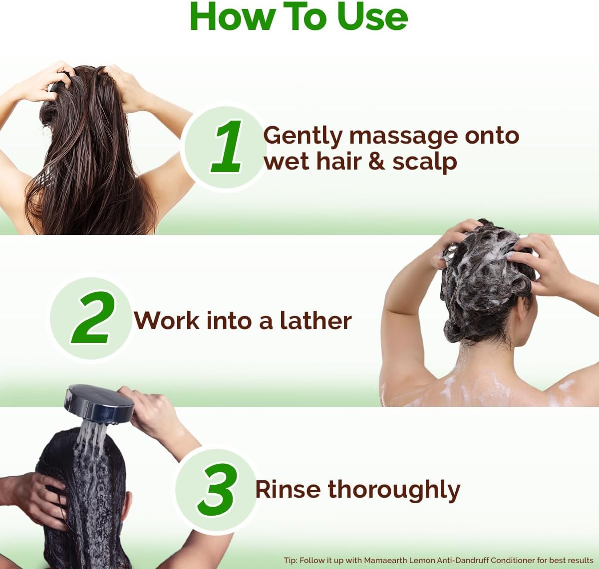 Mamaearth Lemon Anti-Dandruff Shampoo 250ml - Image 7