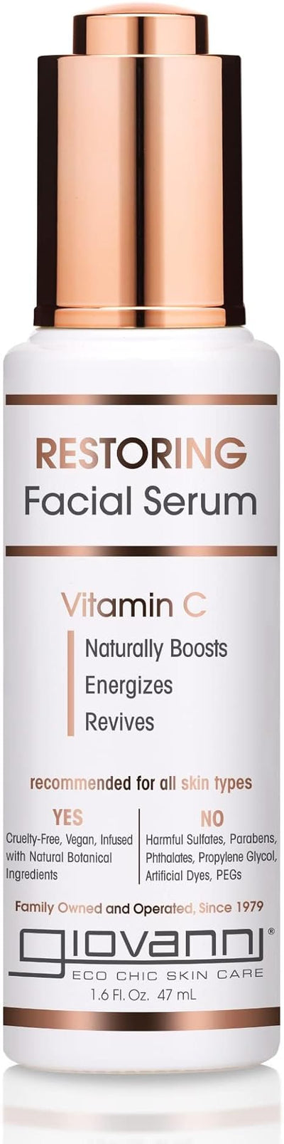 Giovanni Restoring Facial Serum with Vitamin Complex - Face Treatment, 30ml
