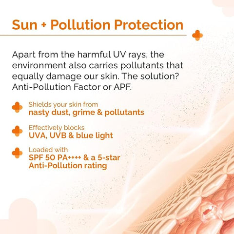 جل الحماية من الشمس المائي من THE DERMA CO 1% حمض الهيالورونيك 50 جم