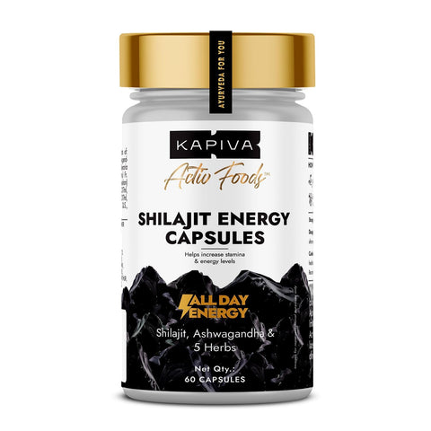 Kapiva Activ Foods Shilajit Energy Capsules 60