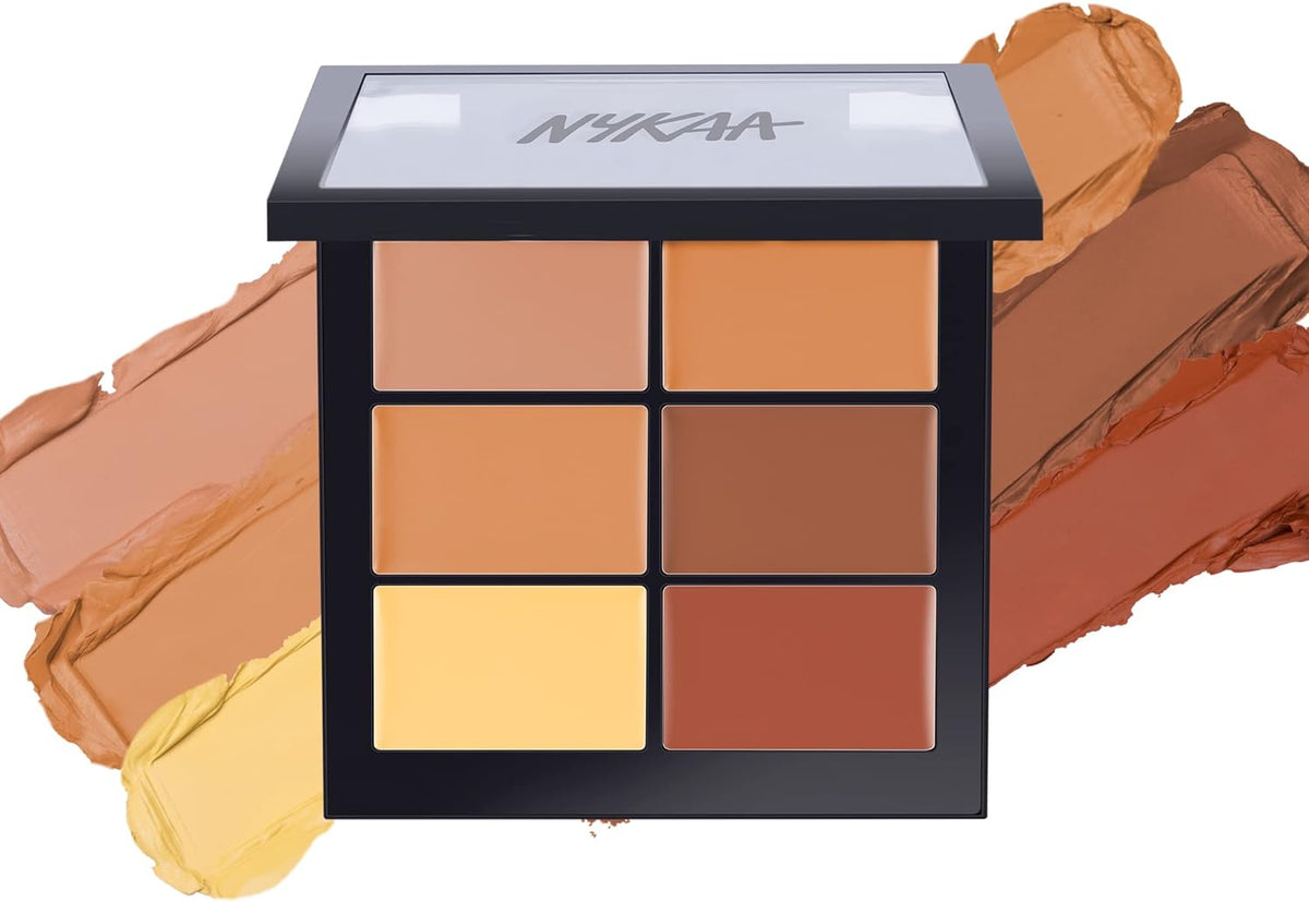 Nykaa SKINgenius Conceal and Correct Palette Medium - Colour Cosmetics