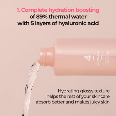 Numbuzin Hydrating Glow Mineral Toner with Thermal Water & Hyaluronic Acid - 6.76 fl.oz - Image 2